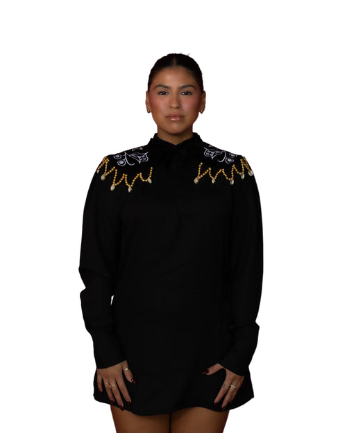 Midnight Velvet Cape